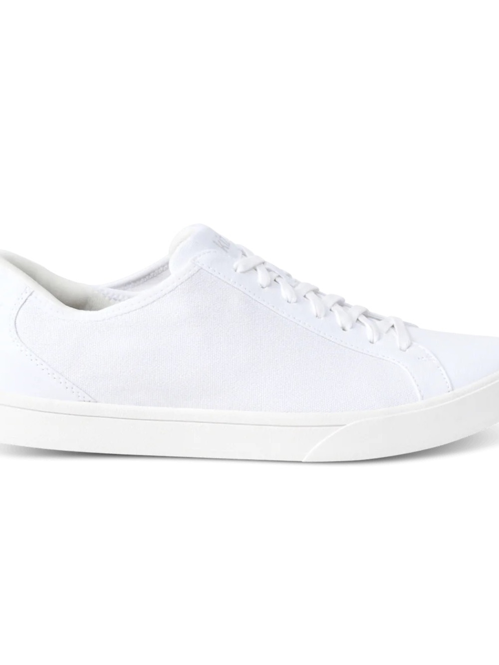 Kizik Women's White Lace-Up Casual Sneakers - Picture 2 of 8